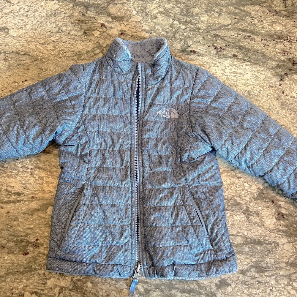 North face reversible girl’s winter coat